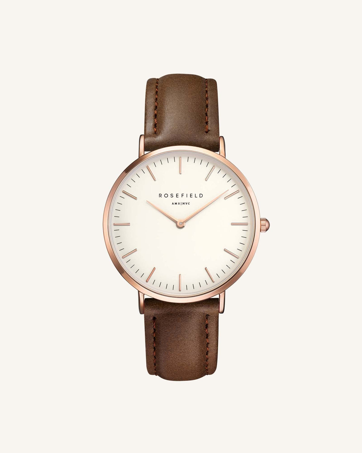 Brown Rose gold Strap leftcolumn
