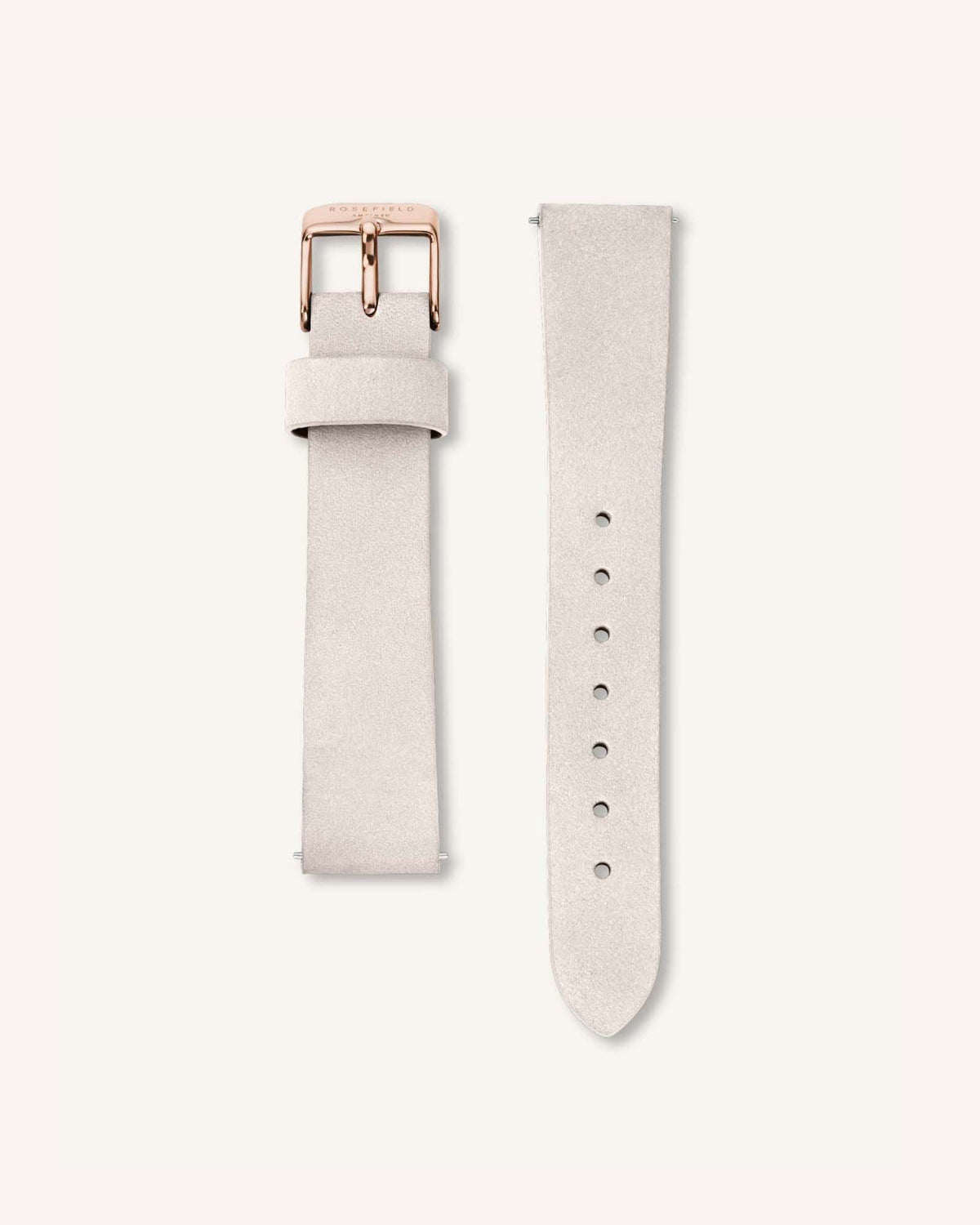 Light Grey Nubuck Rose Gold Strap leftcolumn