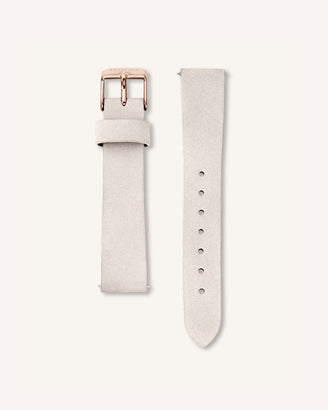 Light Grey Nubuck Rose Gold Strap leftcolumn