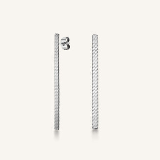 Snake Earrings Silver leftcolumn