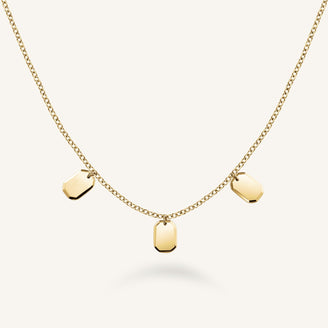 Triple Octagon Necklace JNTOG-J849,leftcolumn,