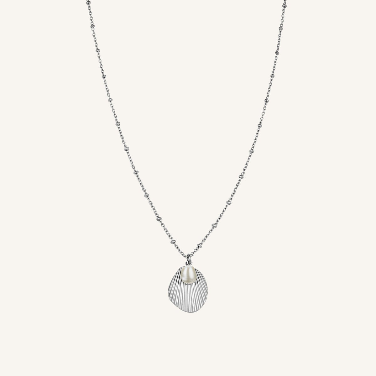 Shell and pearl necklace JSPNG-J159,leftcolumn