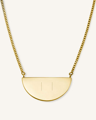 Half Moon Necklace JRINMG-J109,leftcolumn,