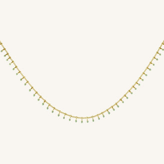 Green Drip Necklace JNDCS-J681,leftcolumn