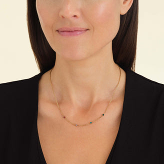 4 Charm Necklace N-Gold-4,leftcolumn