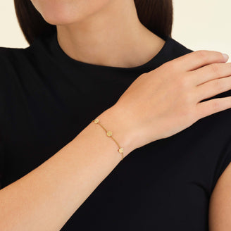 3 Coin Bracelet JTCBG-J280,leftcolumn,