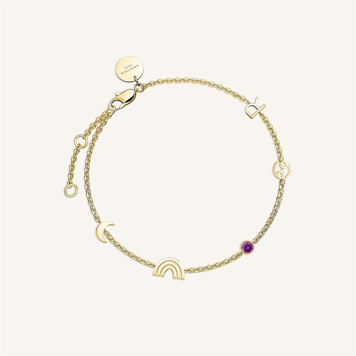 5 Charm Bracelet B-Gold-5,leftcolumn