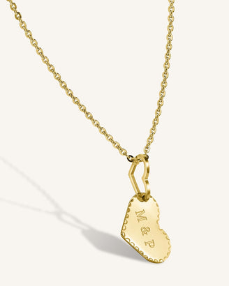 Duo Heart Necklace JNDHRG-J500,leftcolumn
