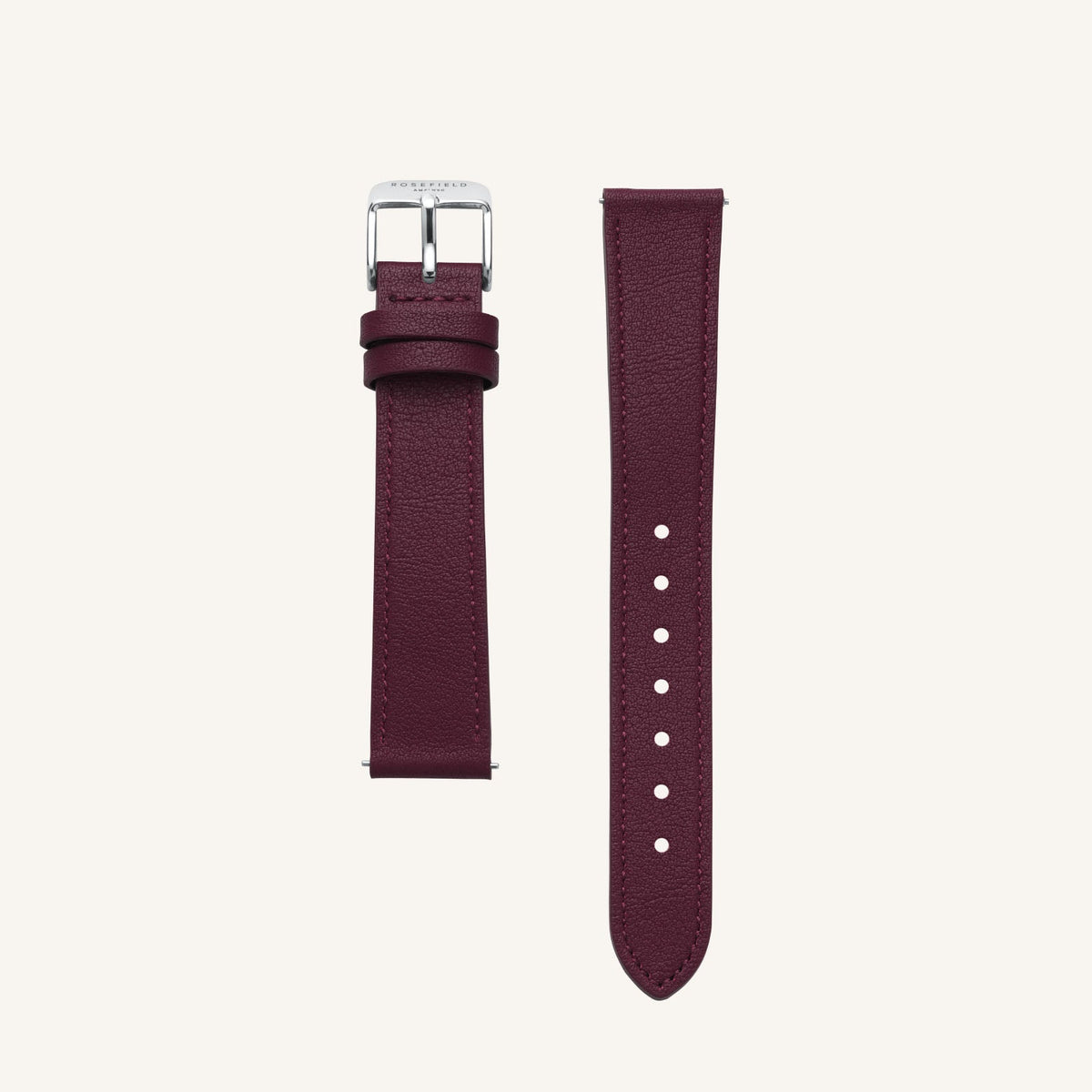 Burgundy Leather Strap leftcolumn