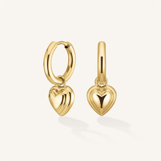 Heart Pendant Earrings JEHPG-J985,leftcolumn,