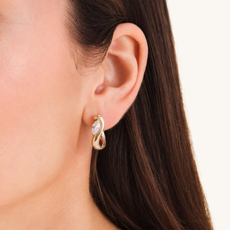 Marquise Wave Hoops JEMWG-J1299,leftcolumn