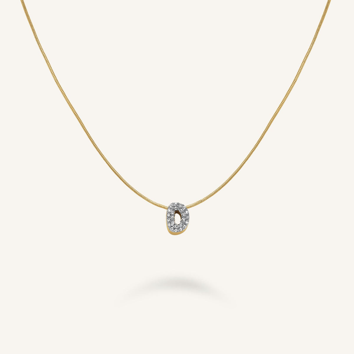Crystal Letter D Necklace leftcolumn