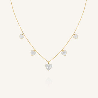 Multi Hearts Necklace leftcolumn