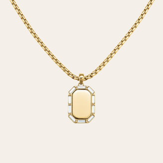 Octagon Baguette Necklace JNOBG-J1147,leftcolumn