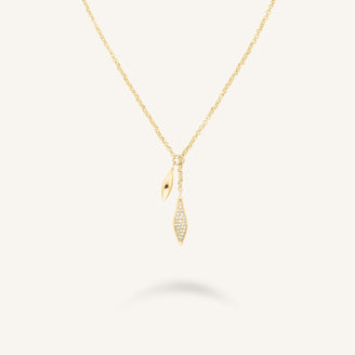 Pave Lariat Necklace JNPLG-J1233,leftcolumn,