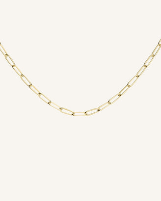 Rectangular Chain Necklace JNRCG-J564,leftcolumn