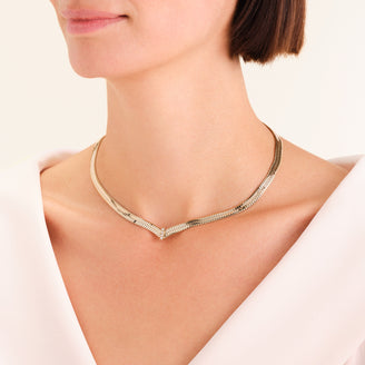 Crystal Snake Necklace JNSCG-J1187,leftcolumn,