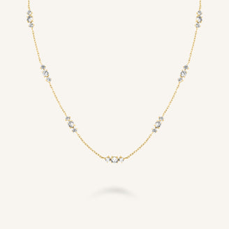 Triple Stones Necklace JNTCG-J1015,leftcolumn,