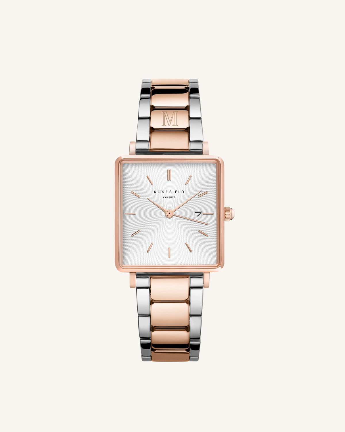 Silver-Rose Gold Strap Personalized leftcolumn