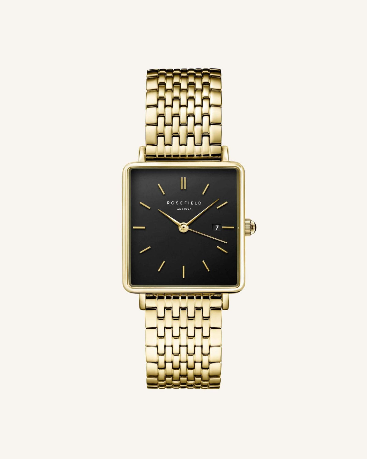 Black gold watch womens sale