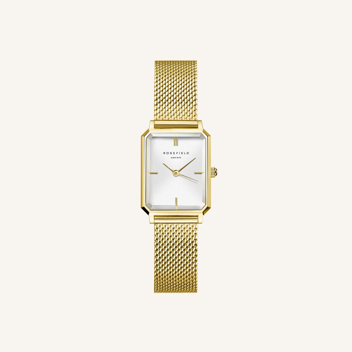 Mesh gold watch sale